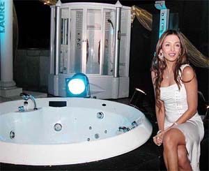 Model-turned-actress Malaika Arora Khan poses for a photograph during the launch of Lauret