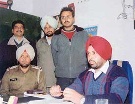 Sunil, alias Laddi, who was arrested by Division Number 3 police station in connection with an industrialists murder
