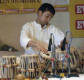 The Guinness Book of World Records holder, tabla maestro Rakesh Kumar Parihast