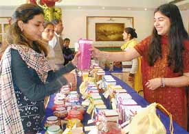 Charu Malhotras candles exhibition at Satluj Club