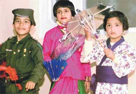 Children who took part in the 42nd Sood Mela at Sood Bhavan in Chandigarh