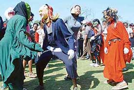 Carnival spirit ruled the Rose Garden as people joined in the celebrations at the Festival of Gardens in Chandigarh on Friday