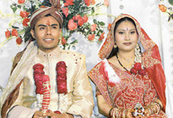 Danish Kaneria and Dharmita 