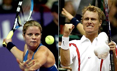 Kim Klijsters and Lleyton Hewitt