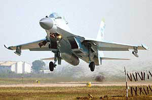 An Indian Air Force SU-30