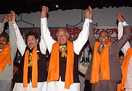 Rajya Sabha member Dara Singh at the national conference of the All-India Jat Mahasabha held in Amritsar 