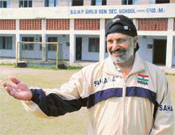 Hockey coach Baldev Singh.
