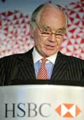 Group Chairman of HSBC, Sir John Bond,