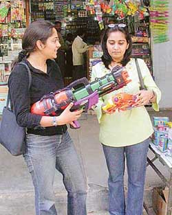 Just aim and shoot this Holi