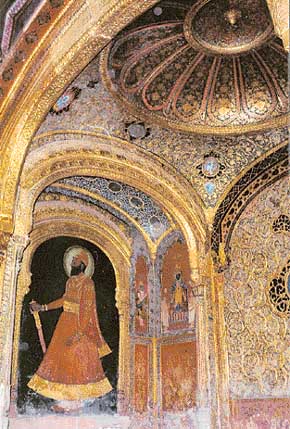 The restored portrait of Maharaja Karam Singh