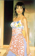 Model Jesse Randhawa at the Blenders Pride Fashion show.