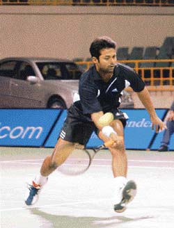 File photo of Indian tennis ace Leander Paes, for whom national honour matters more than anything else