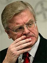 German drugs and chemicals group Chief Executive Werner Wenning in Leverkusen