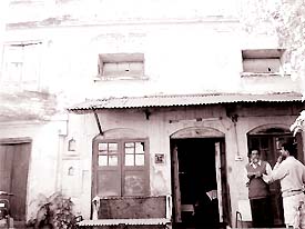 A view of the house where Hali lived