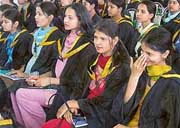 Students of Government College for Girls, sector,42