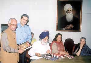 National Institute of Punjab Studies, New Delhi, celebrating the completion of eight pictorial books under the Punjab Heritage Series and four books on classical literature of Punjab