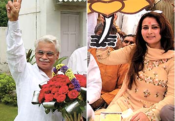 R.K. Anand and Poonam Dhillon