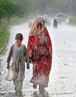 As first downpour of the summer took Chandigarh residents by surprise, they had no option but to enjoy the weather