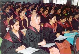 Students of the BCM College of Education at the annual convocation held