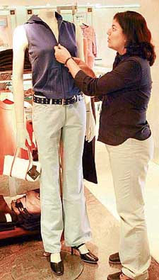 Cotton trousers to beat the summer heat, teamed with sleeveless tees