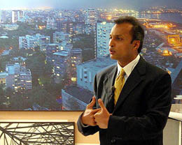 Chairman and managing director of Reliance Energy Limited, Anil Ambani, announces audited financial result