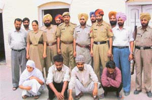 The accused in a case of blind murder in police custody at Fatehgarh Sahib