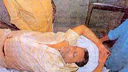 Senior TDP leader Yerrain Naidu undergoes treatment at a hospital in Srikakulam 