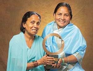 Rasheeda Bee and Champa Devi Shukla