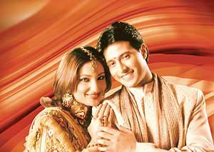 Rakshanda with Apoorva Agnihotri in Jassi Jaissi Koi Nahin