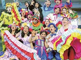 Students of Ryan International School, Chandigarh, all set to present a musical play Hey Dumbo at Tagore Theatre