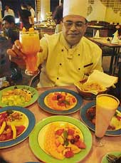 Aam ka Darbar presents its varieties in savoury salads and desserts prepared by chef Siddanshu Rajhans at a local hotel to celebrate the arrival of the king of fruits, mango. 