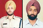 Arshdeep Singh Thind (left) and Shurbir Singh, who have stood third and fourth, respectively, in the Civil Services exam