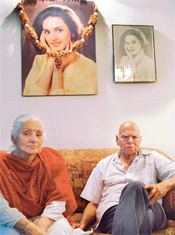 Neerja could not control their emotions. Mr Harish Bhanot and Ms Rama Bhanot, parents of Neerja, at their house in Chandigarh on Friday after hearing the news that their daughters killer had been sentenced