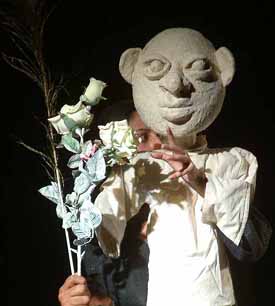 Lahore's Rafi Pir Theater group presents a puppet show in Amritsar