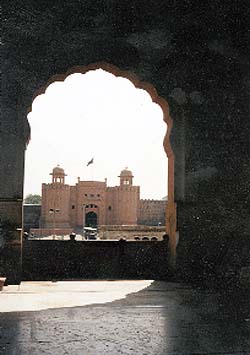 The Wazir Khan Mosque has a medieval ambience