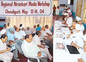 The Regional Nirankari Media Workshop, which was held at Sant Nirankari Satsang Bhavan