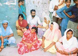 Parents and relatives of the girl who was raped and murdered on Tuesday night mourn her death