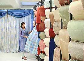 Ms Sucheta Kundu at her store in Sector 10, Panchkula