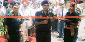 Lt-Gen P.K. Singh, GOC, Vajra Corps, inaugurates a health and helpline scheme for ex-servicemen