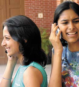 Elated Jesus and Mary students after they cleared class X exams in the Capital