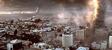Tornadoes destroy parts of Hollywood