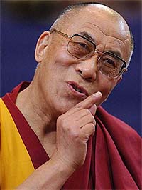 The Dalai Lama delivers the L.M. Singhvi-Temenos Interfaith lecture