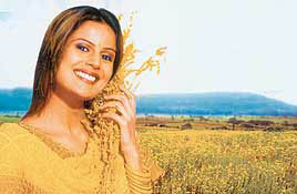 Nandini in Kesar: On cloud nine