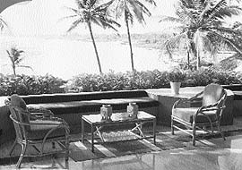 A view of the Arabian Sea from the lobby of Fort Aguada Beach Resort