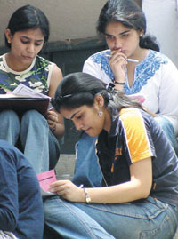 DU forms were easily available at all counters on Saturday