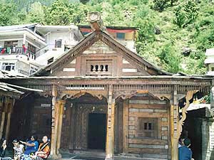 The  temple in Vashisht is a big draw
