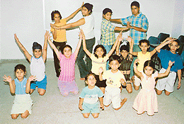 A view of the summer camp, which opened at  the Desh Bhagat group of Institutes on Monday