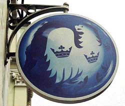 The logo of Barclays Bank