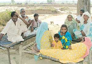 Migrant labourers from Madhya Pradesh narrate the sordid story of three sisters who were forced to commit suicide by jumping before a train at Bathwala in Gurdaspur district on Tuesday. 