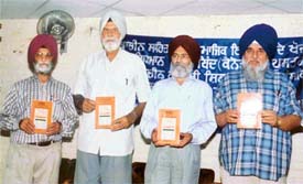 The book ‘Kambojas of the old Persian inscriptions and Sanskrit Vedic literature’ is released in Ludhiana on Friday